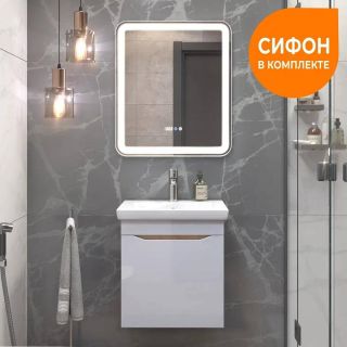 Тумба под раковину подвесная Vigo Grani 028 50 см дуб золотой